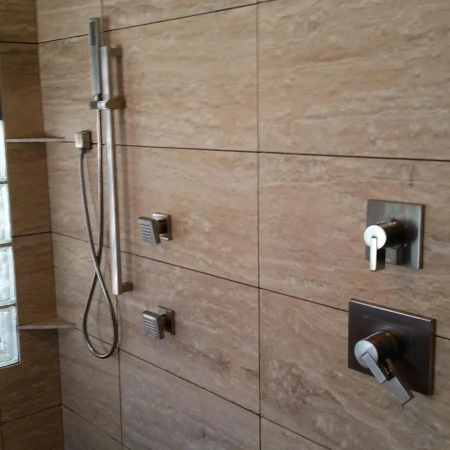 Shower fixture installation for Frozen Pipe Repair in North Arlington